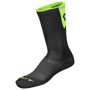 Scott AS Road Socks 2019 black/neon yellow ponožky