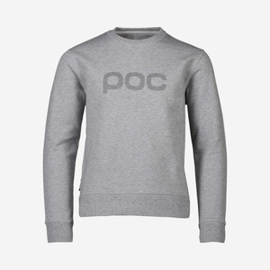 POC Crew Jr 2021 Grey melange Cyklistické tričko 